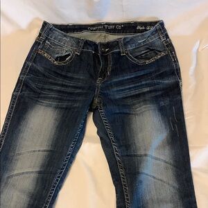 Cowgirl Tuff Dark Wash Boot Cut Jeans